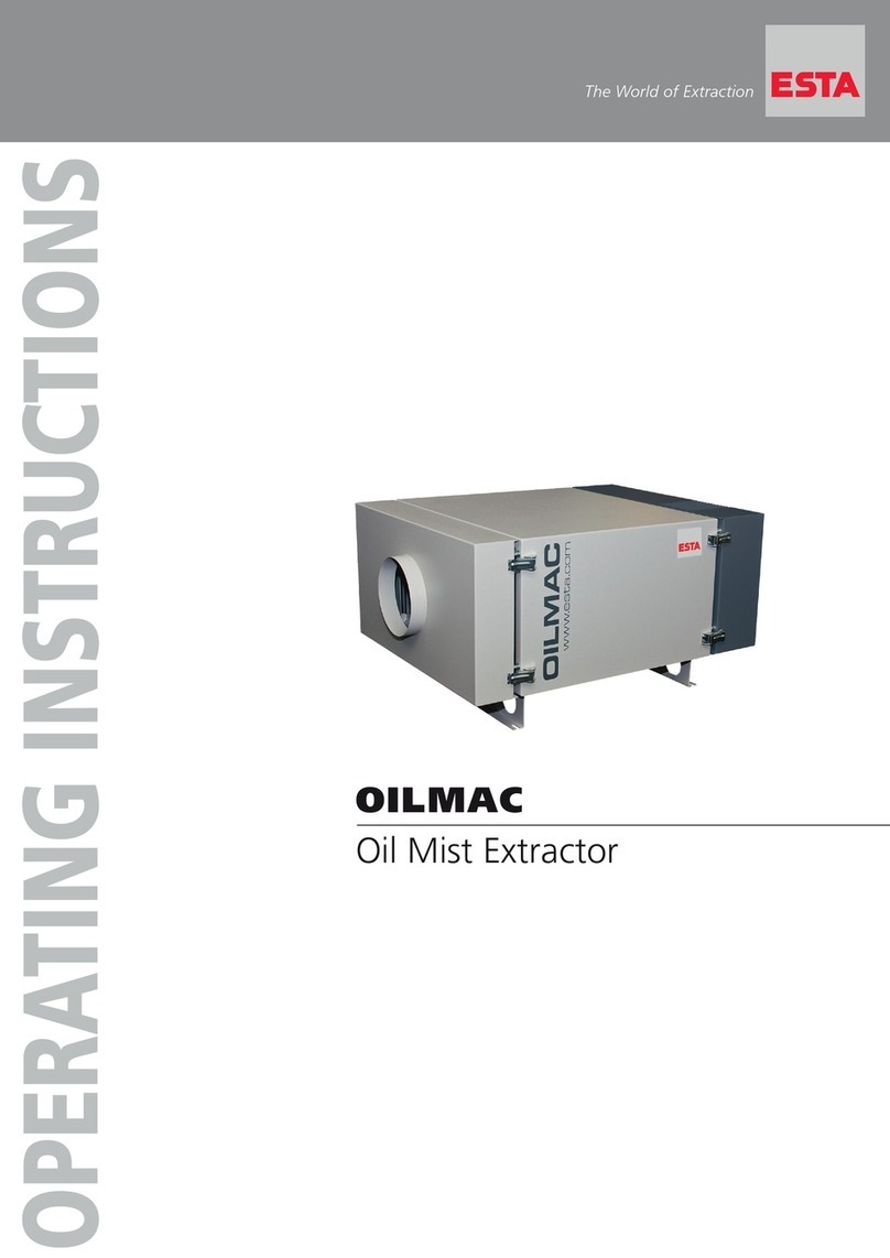 Esta OILMAC 800 operating instructions
