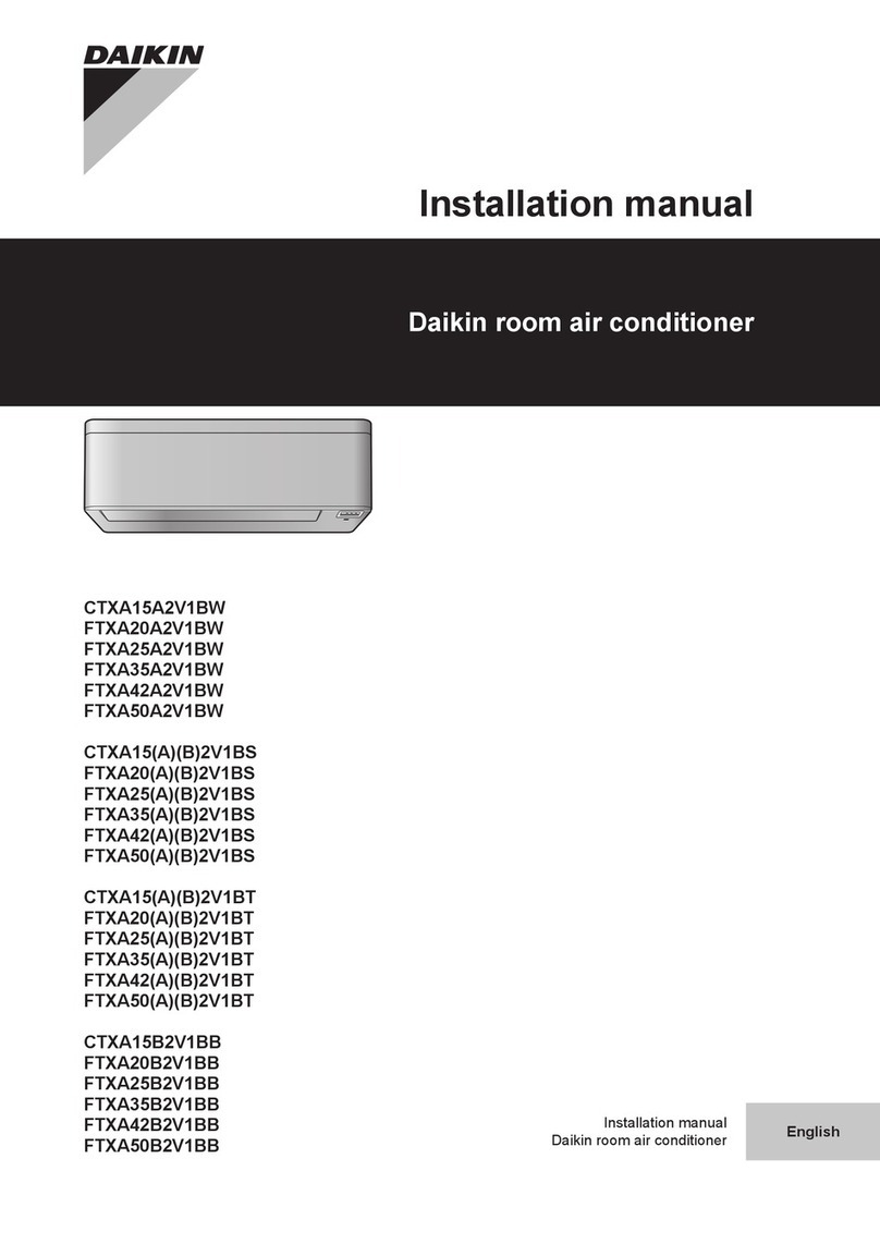 Daikin FTXA25A2V1BW User manual
