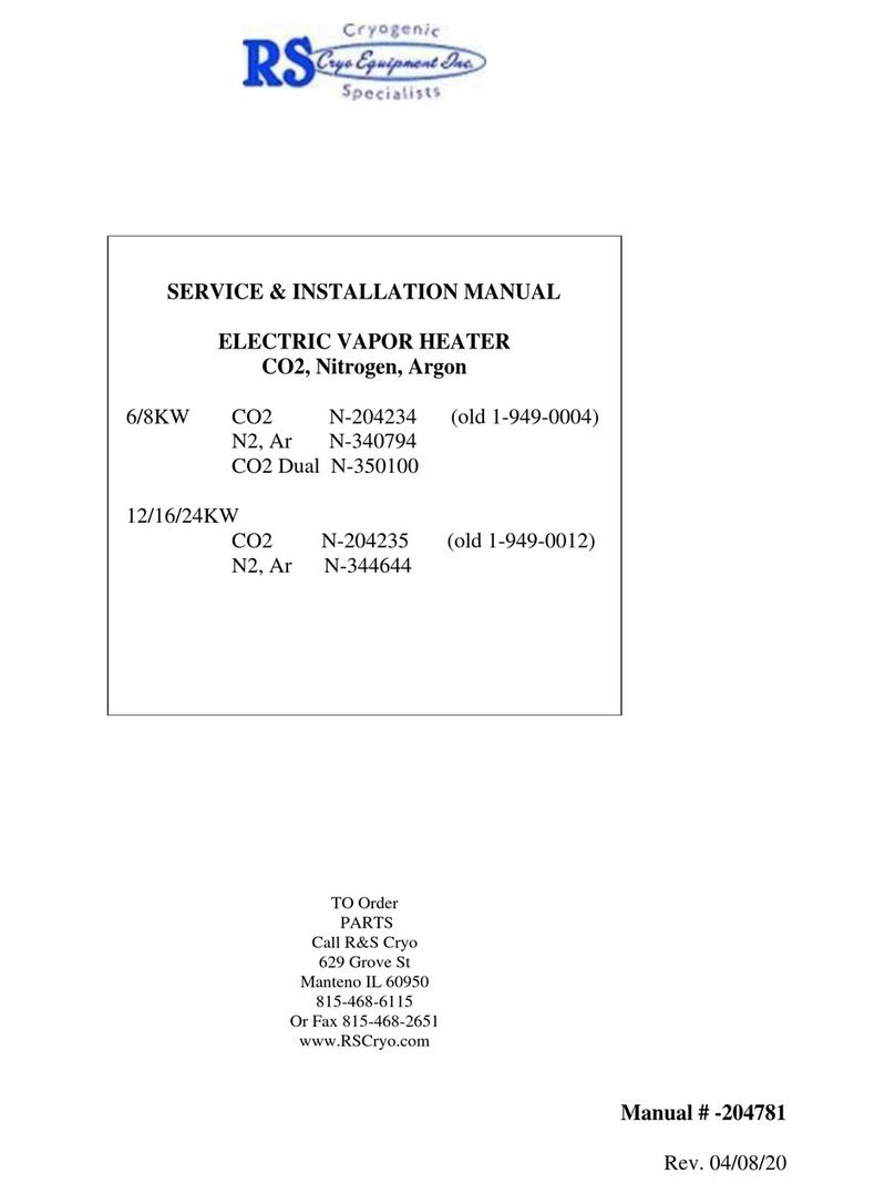 RS N-204234 Service & installation manual
