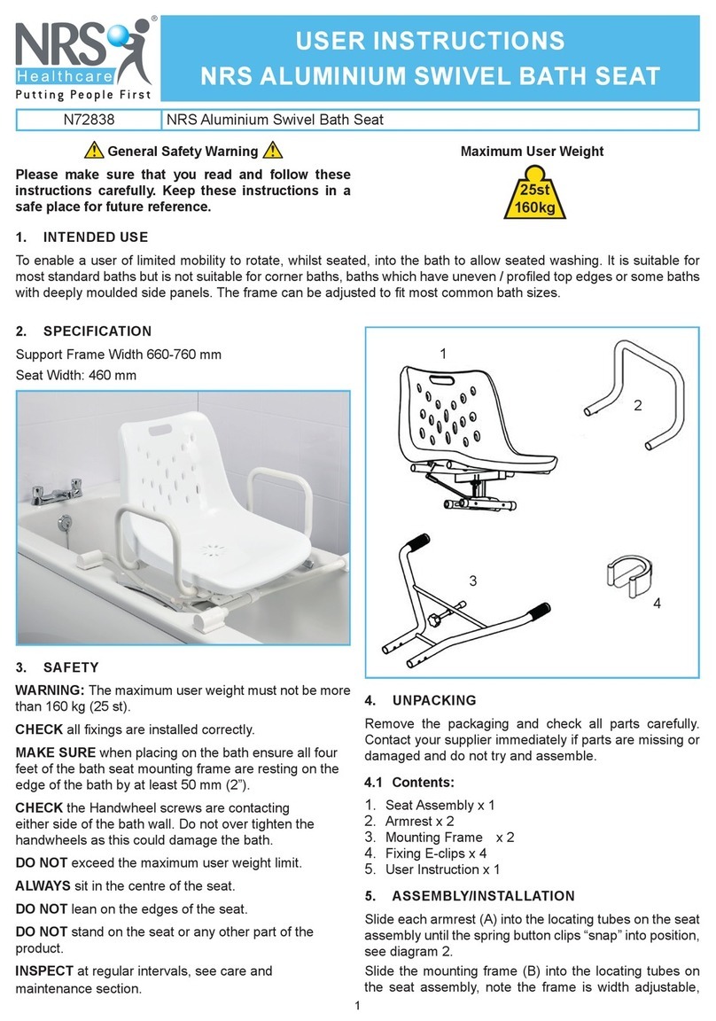NRS Healthcare N72838 User instructions