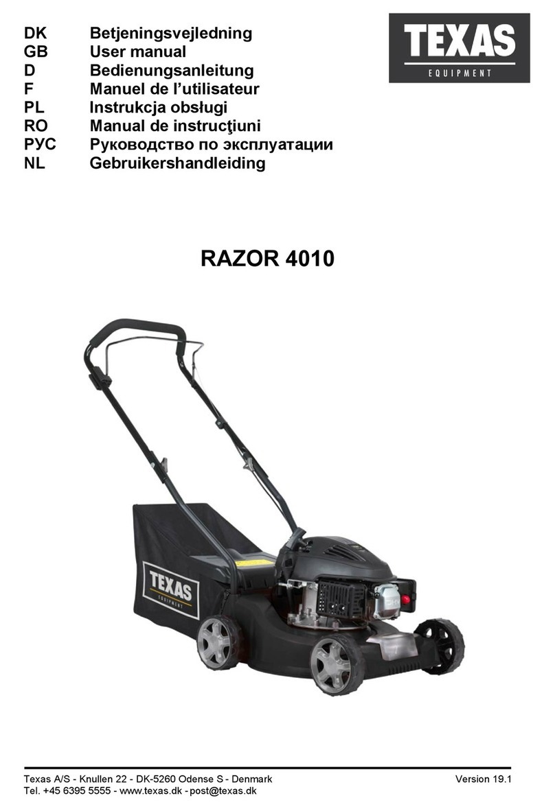 Texas Equipment RAZOR 4010 user manual
