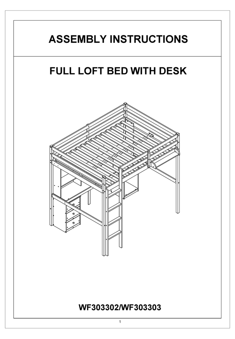 Cool Toddler Beds WF303302 Assembly instructions