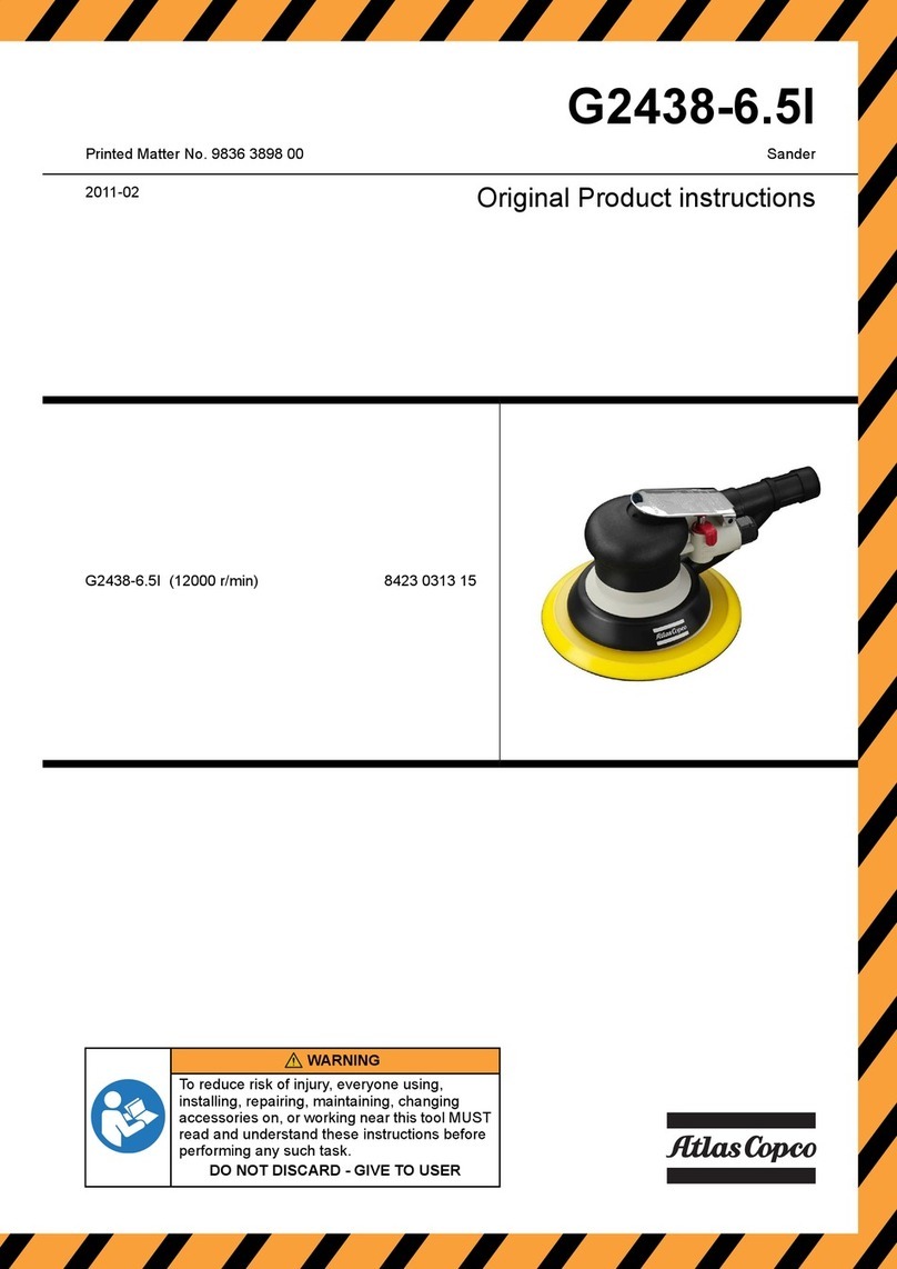 Atlas Copco G2438-6.5I Original product instructions