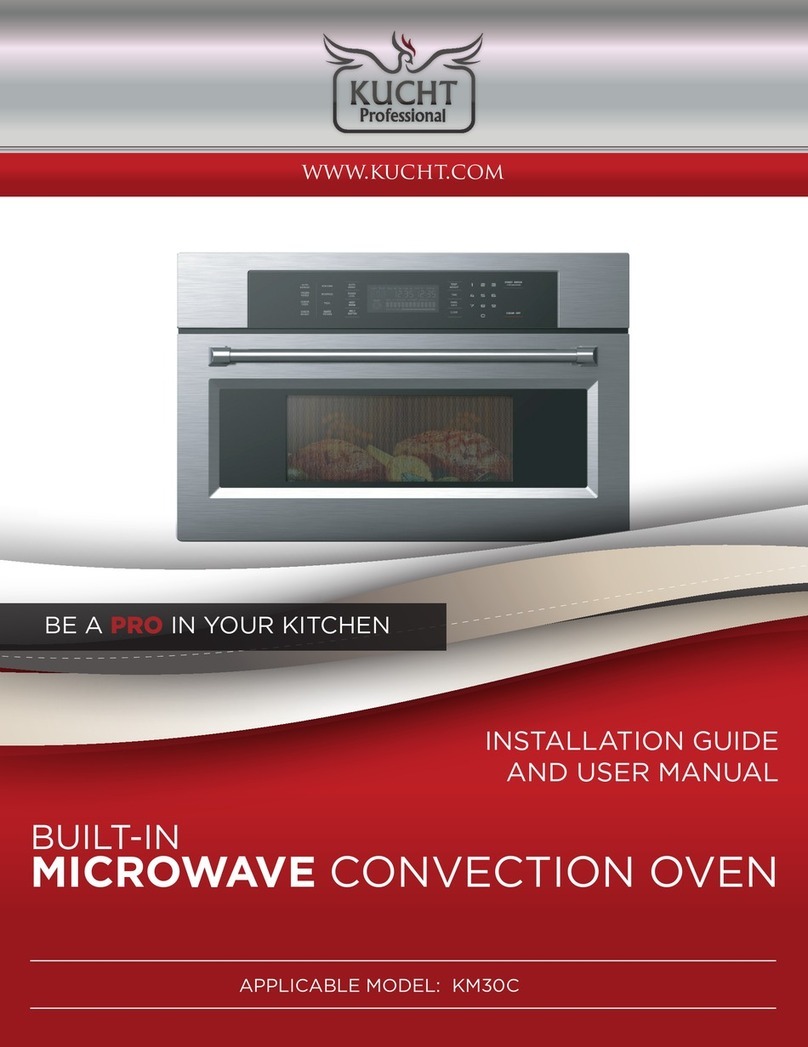 Kucht Professional KM30C Installation guide and user's manual