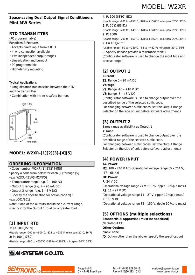 M-system W2XR User manual
