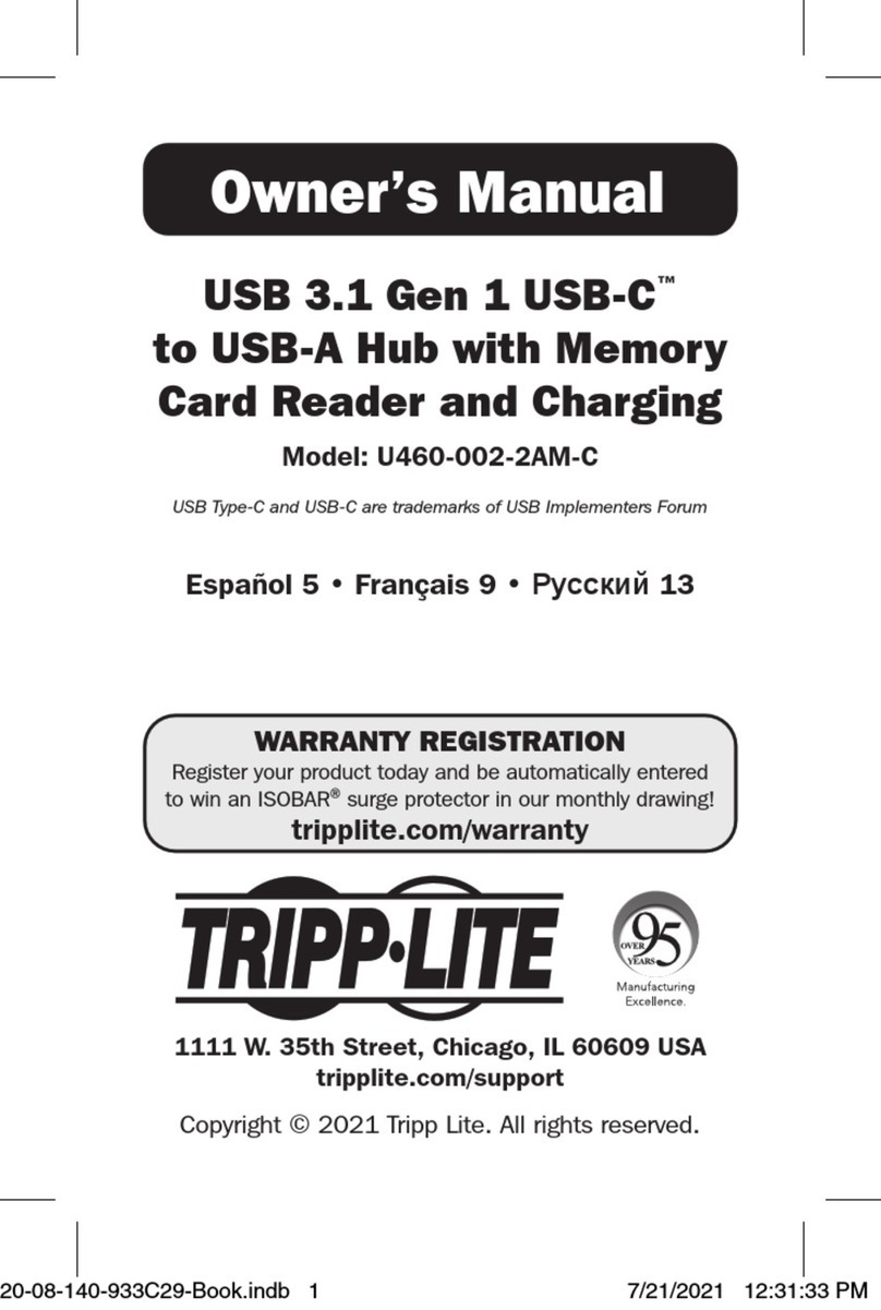 Tripp Lite U460-002-2AM-C User manual