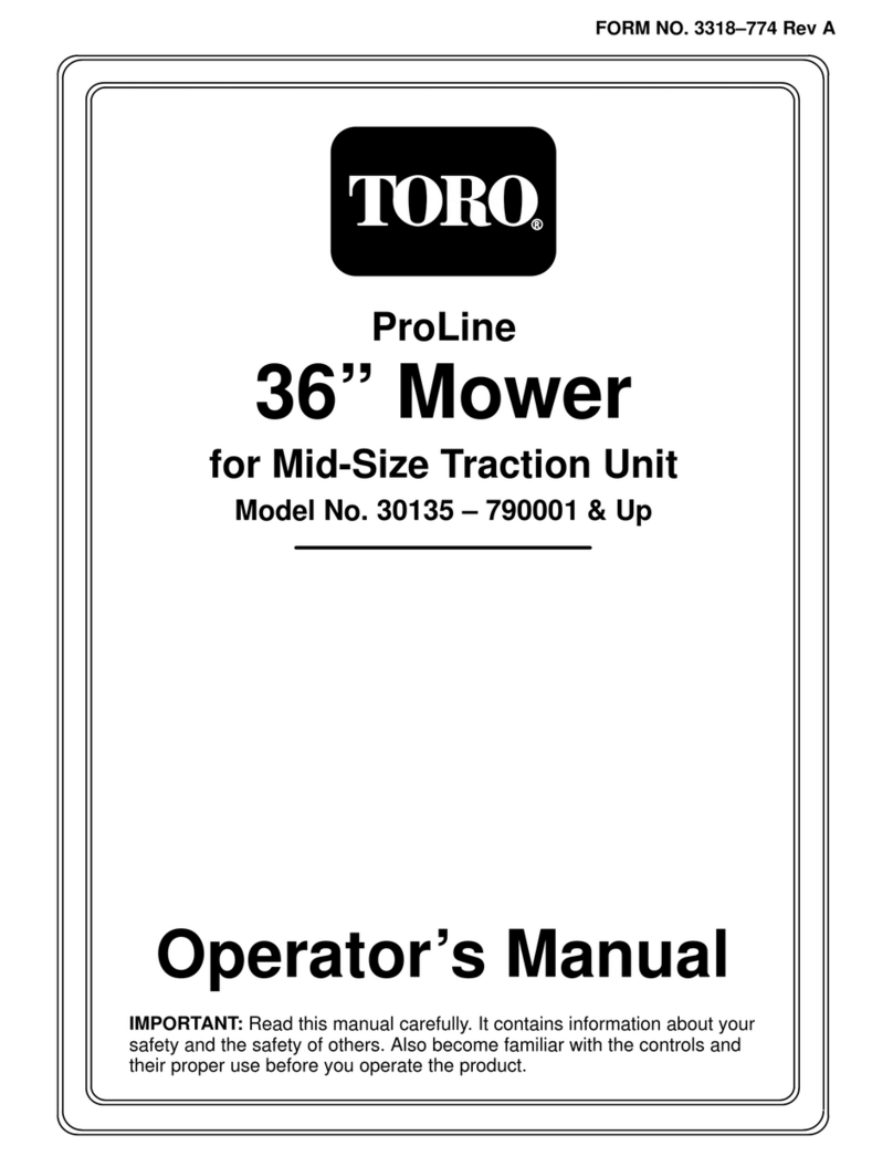 Toro ProLine 30135 User manual