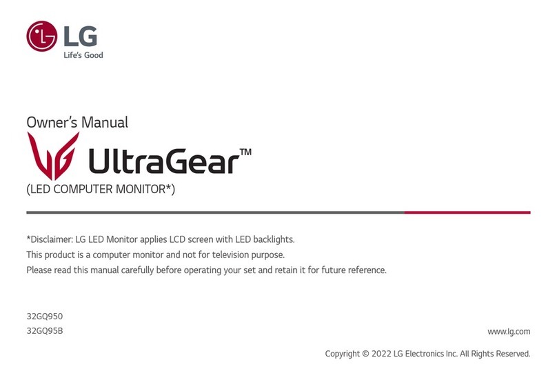 LG UltraGear 32GQ950-B.AAU User manual
