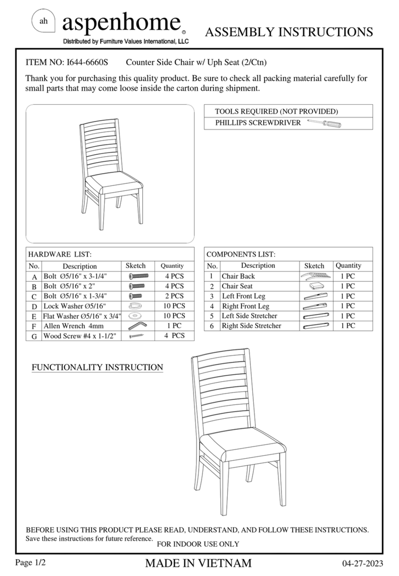 aspenhome I644-6660S User manual