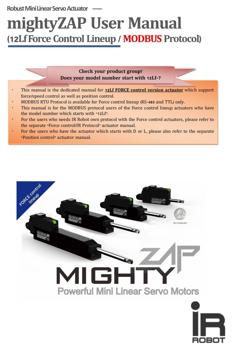 IR Robot mightyZAP user manual IR Robot mightyZAP user manual