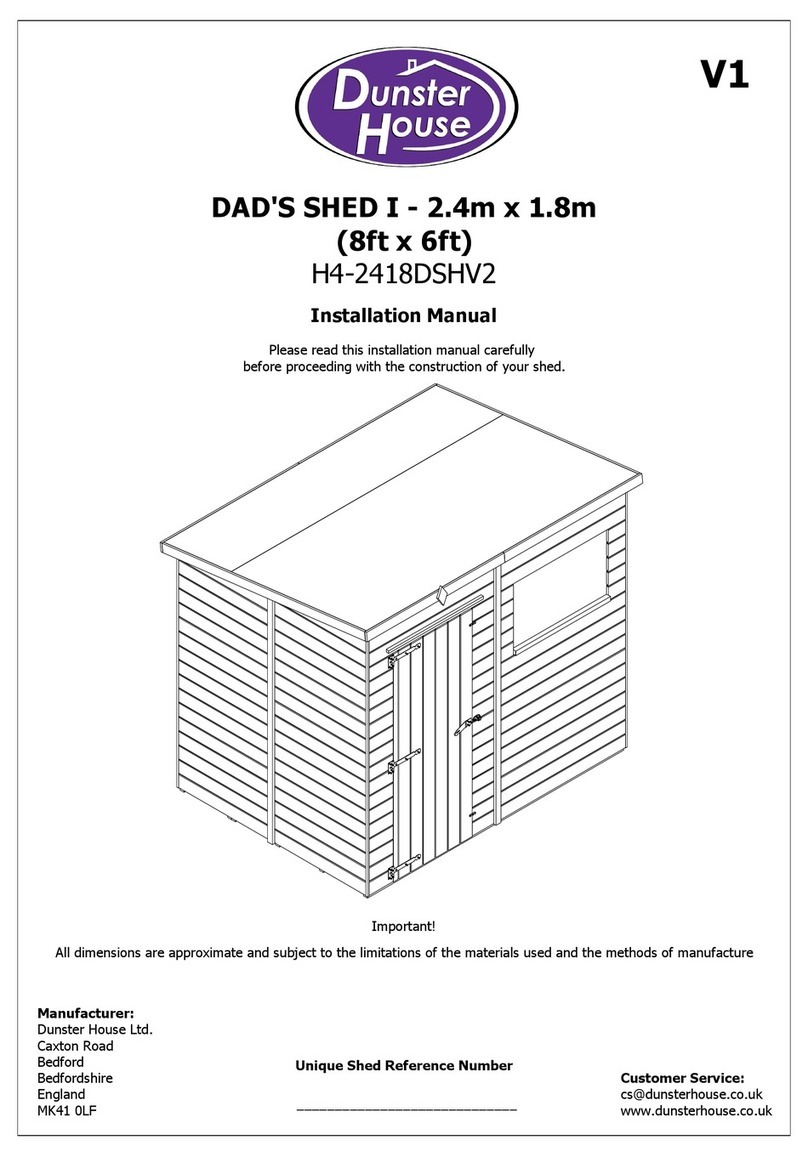 Dunster House H4-2418DSHV2 installation manual Dunster House H4-2418DSHV2 installation manual