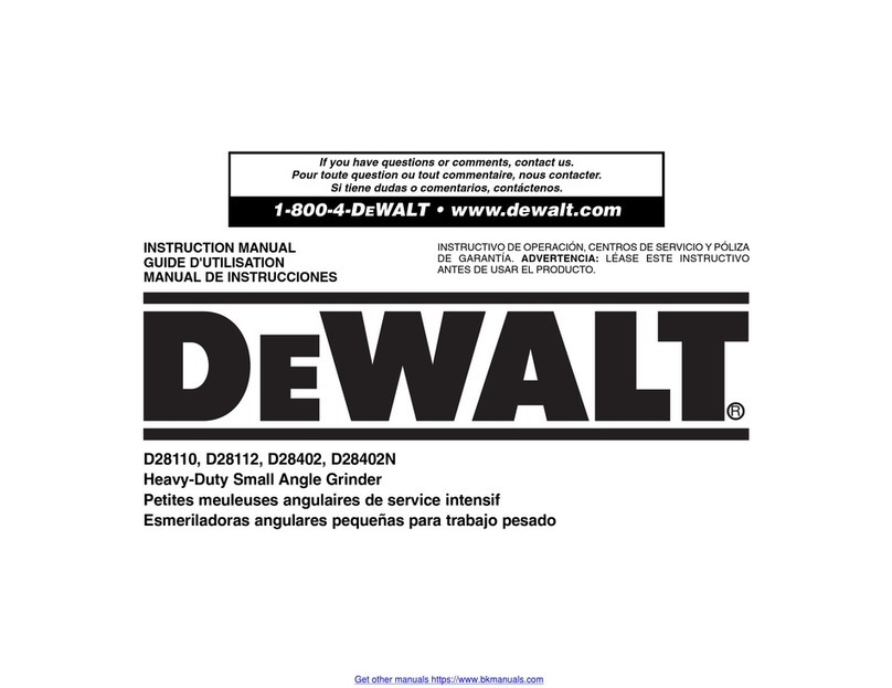 DeWalt D28402N instruction manual