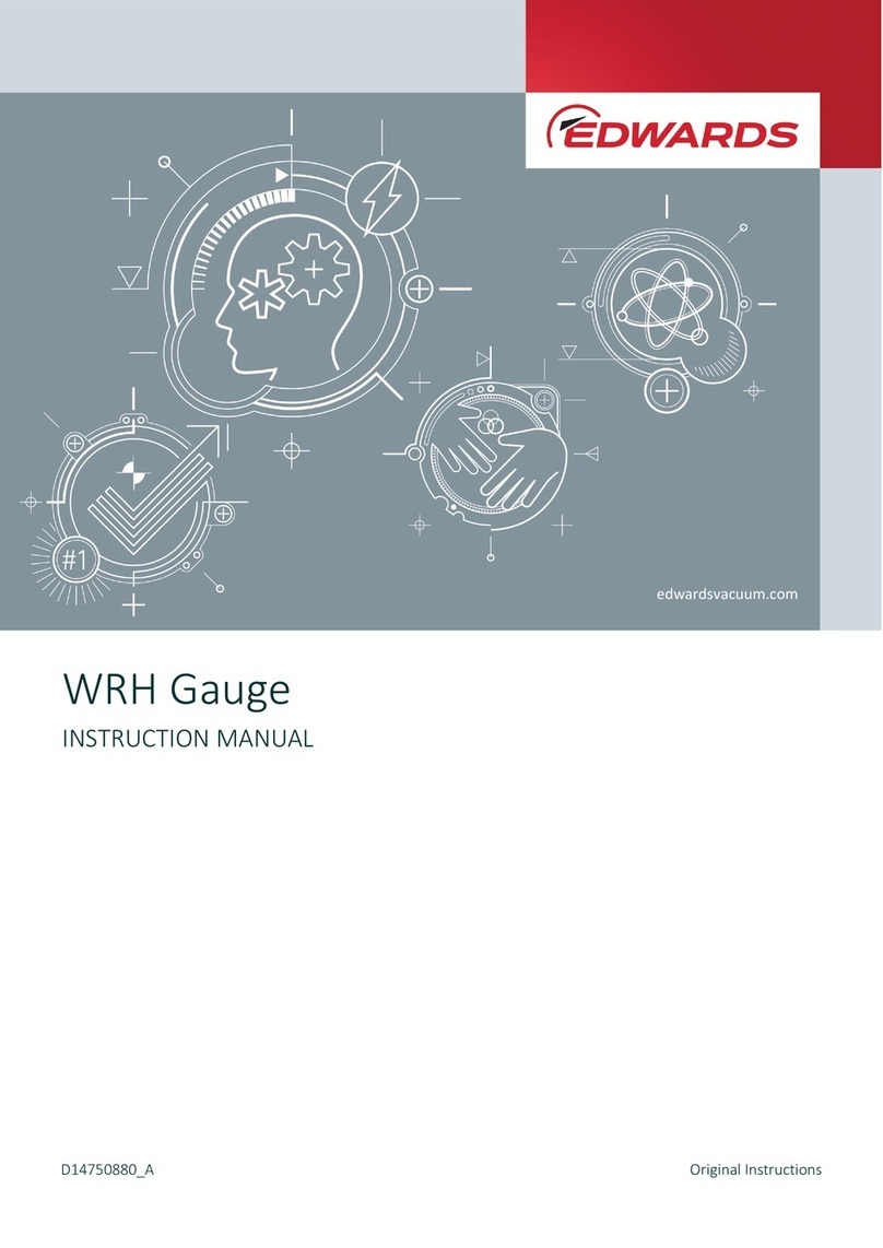 Edwards WRH gauge User manual