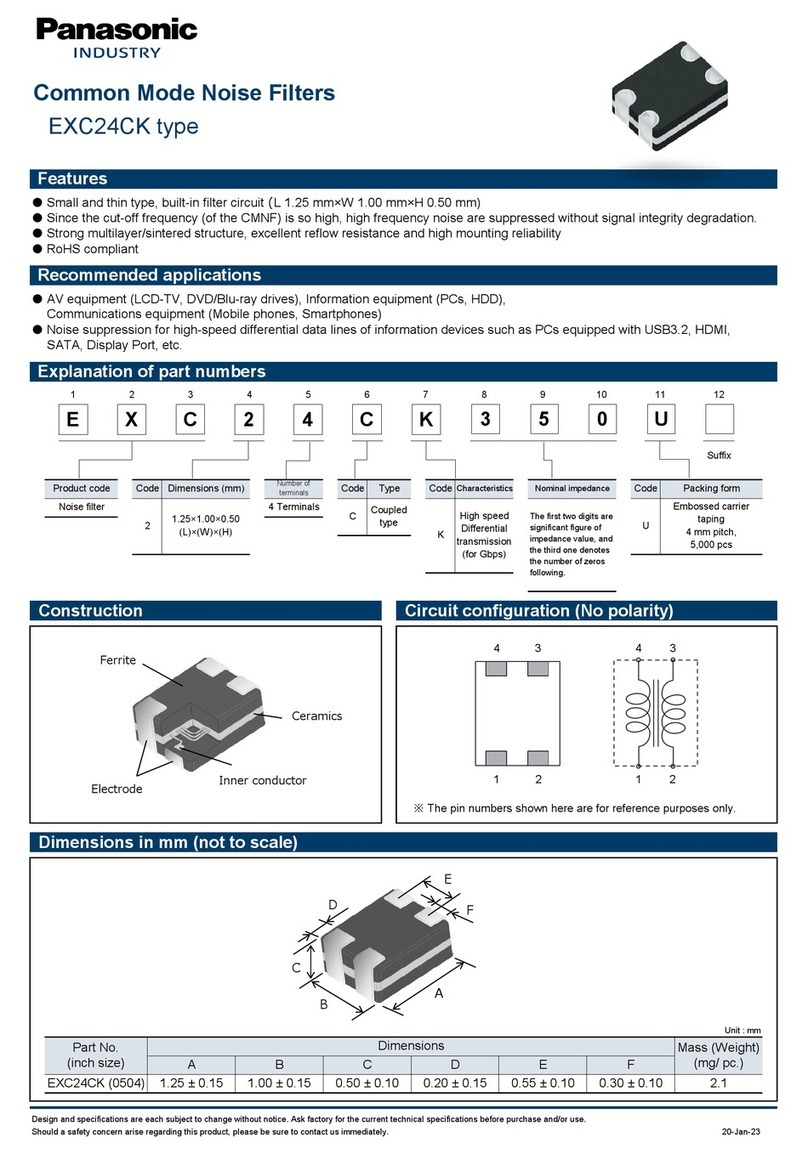 Panasonic EXC24CK quick start guide