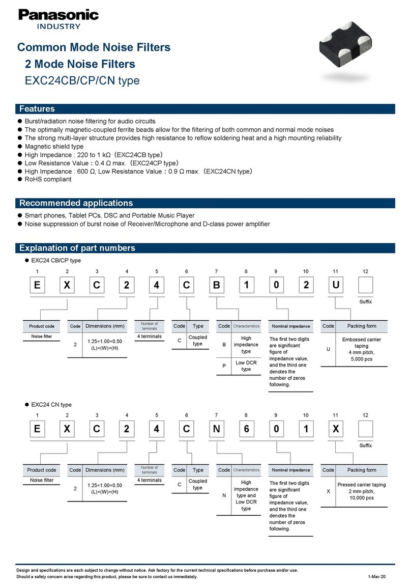 Panasonic EXC24CB quick start guide