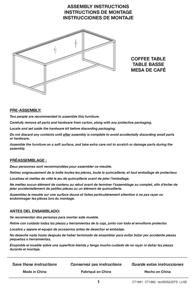 Hailey Home CT1661 User manual Hailey Home CT1661 User manual