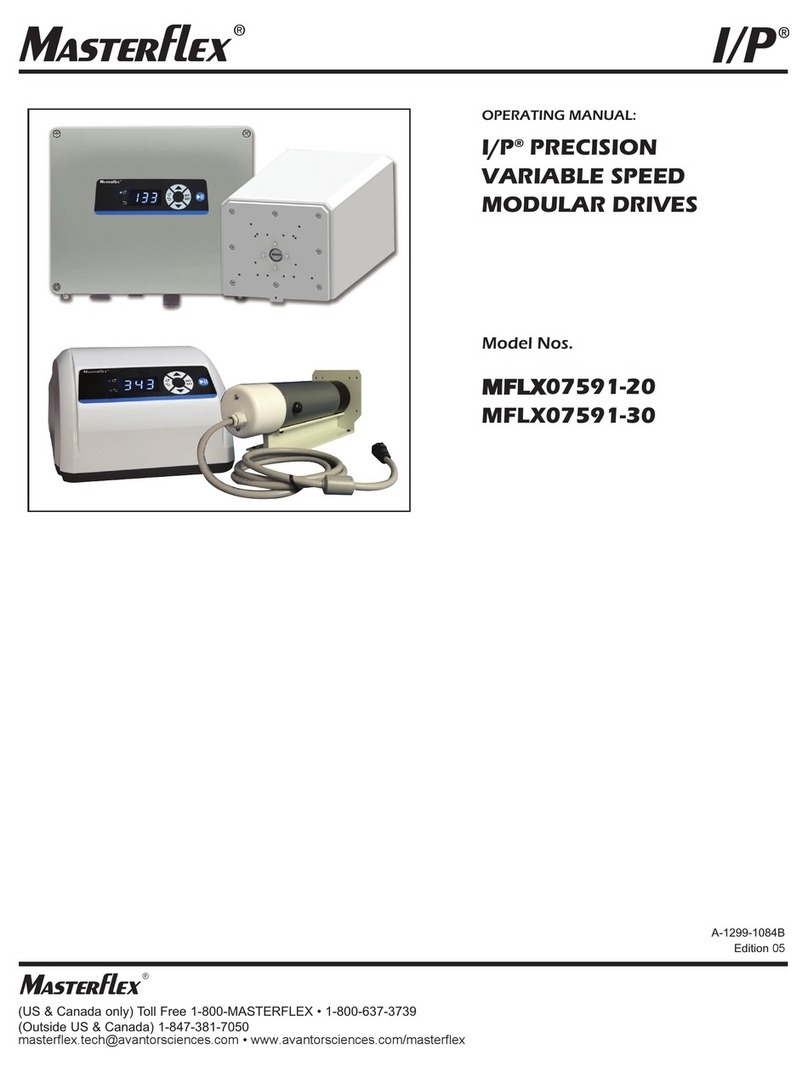Masterflex I/P MFLX07591-20 User manual