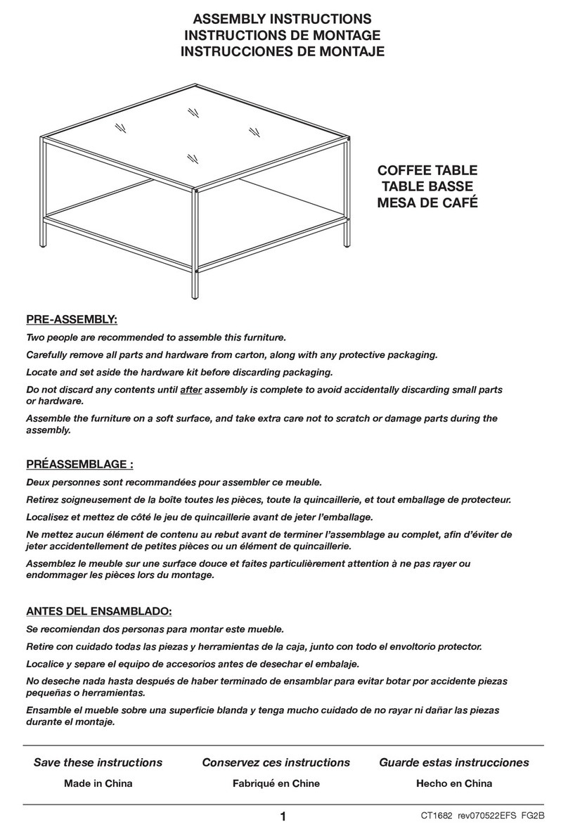 Hailey Home CT1682 User manual