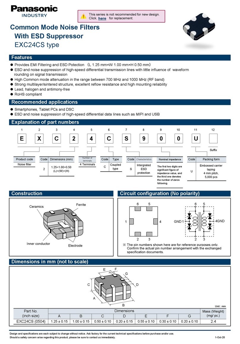 Panasonic EXC24CS quick start guide