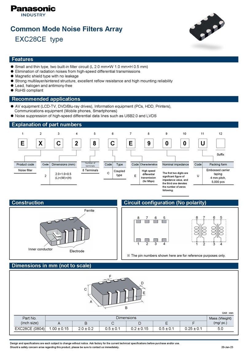 Panasonic EXC28CE User manual
