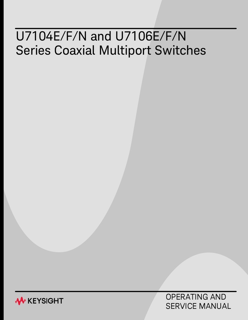 Keysight U7104E Series Operating and service manual Keysight U7104E Series Operating and service manual