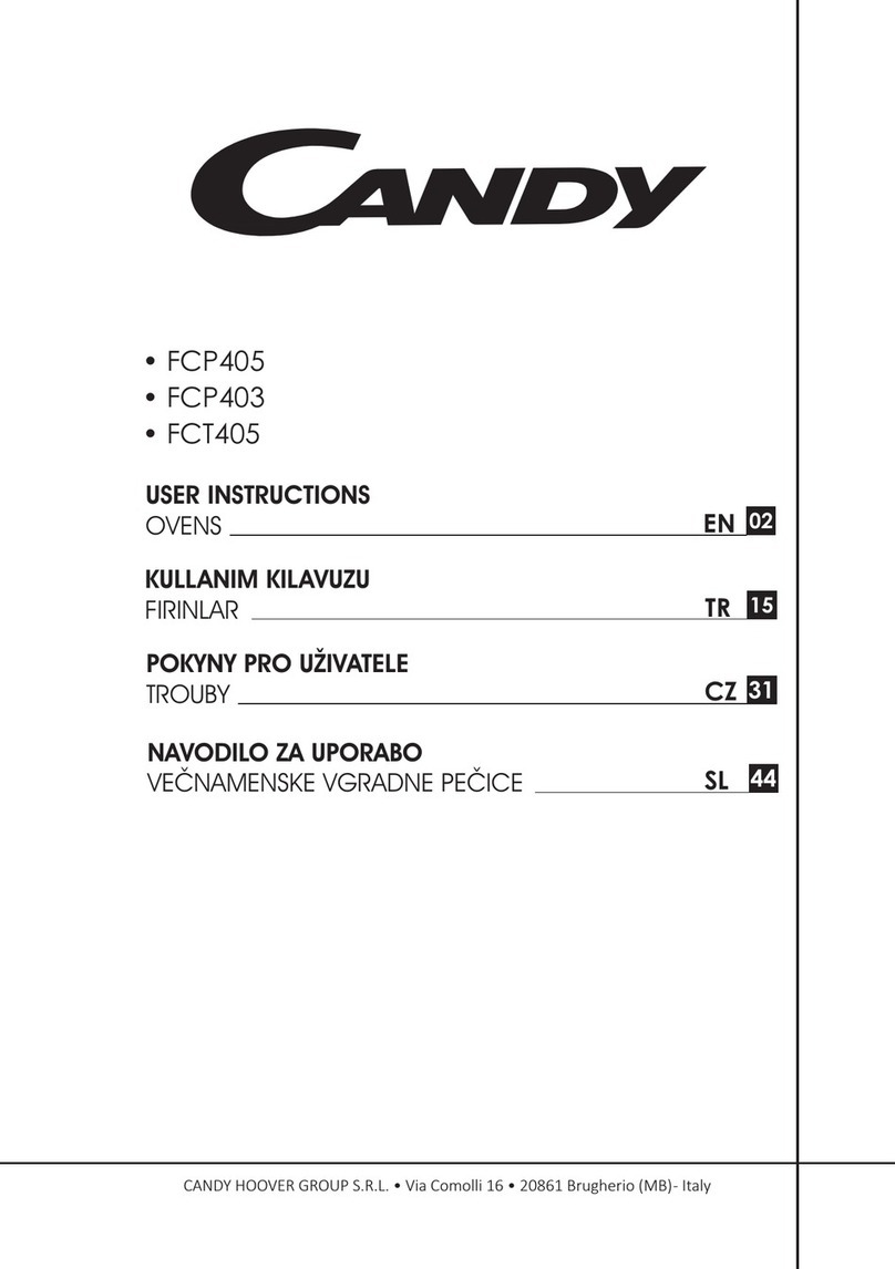 Candy FCP405 User manual