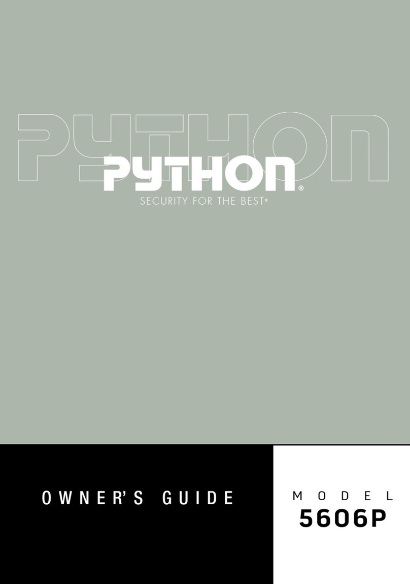 Python 5606P User manual
