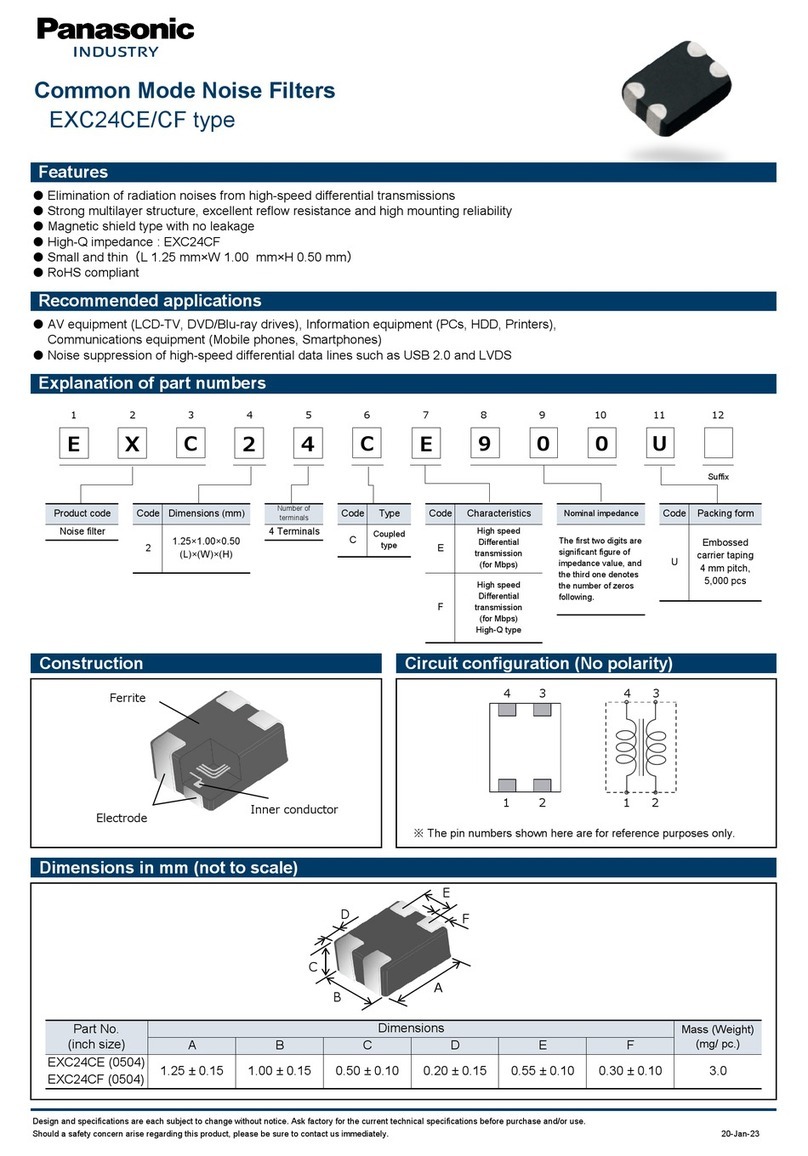 Panasonic EXC24CE quick start guide