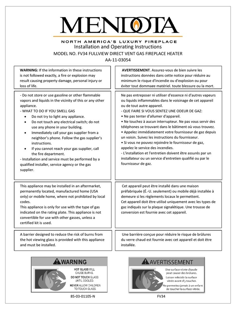 Mendota AA-11-03054 Installation and operating instructions