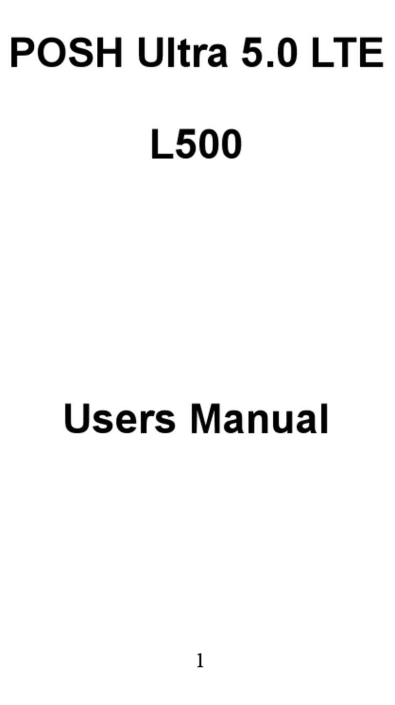 Posh Ultra 5.0 LTE User manual