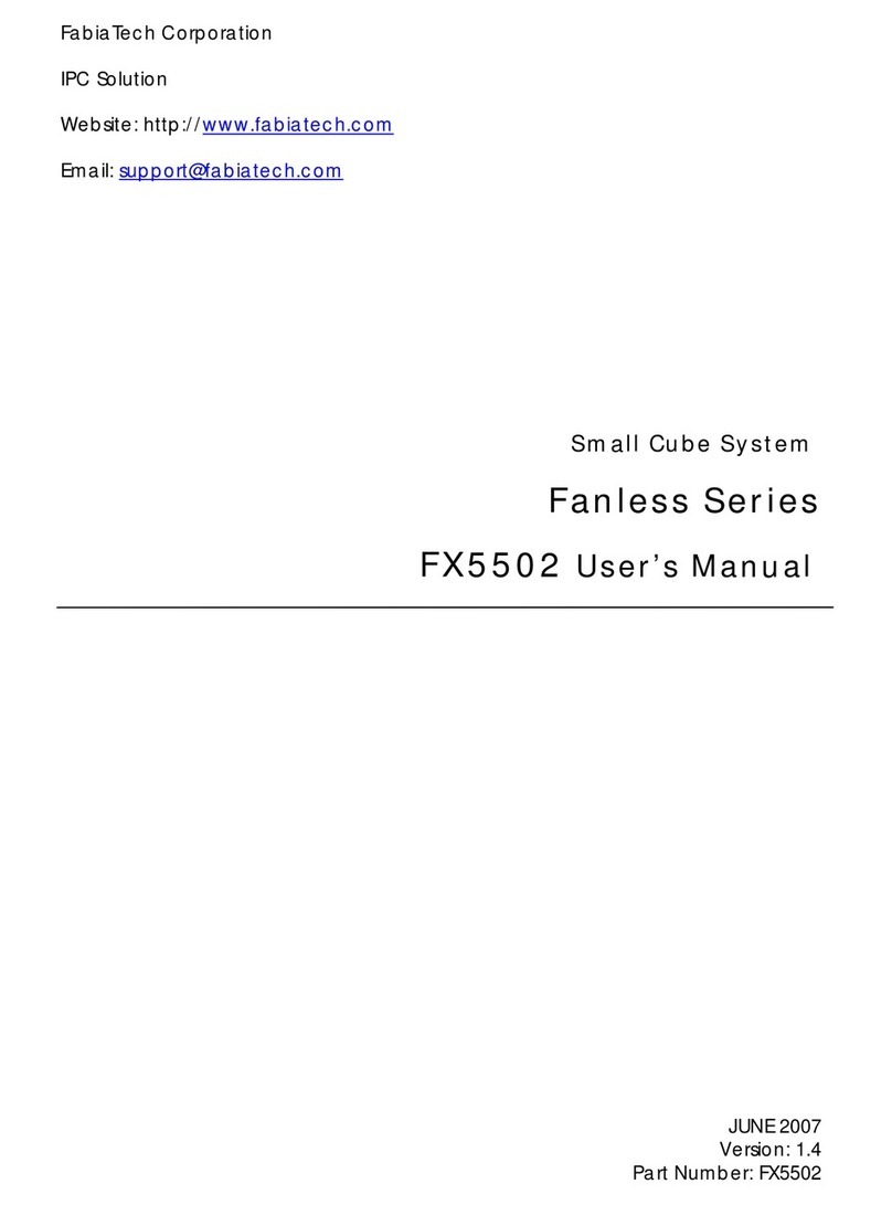 FabiaTech FX5502 user manual