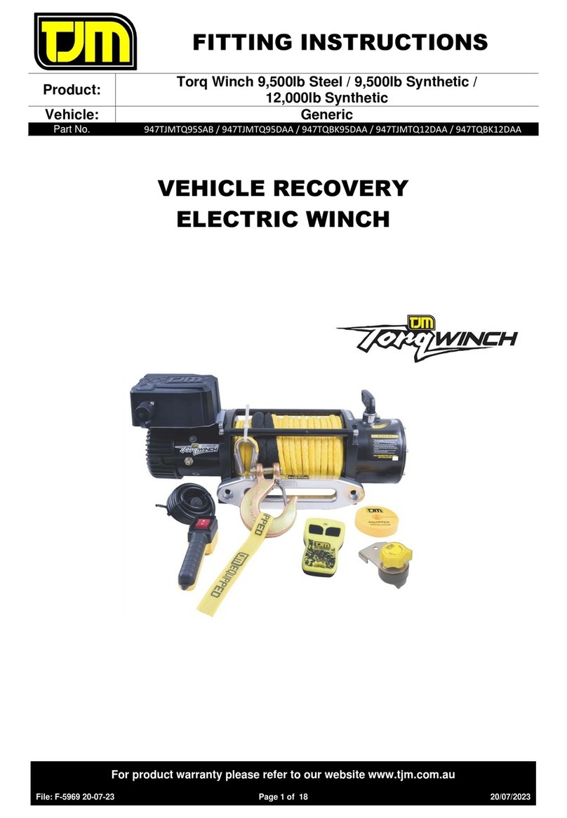 TJM 947TJMTQ95SAB Fitting instructions