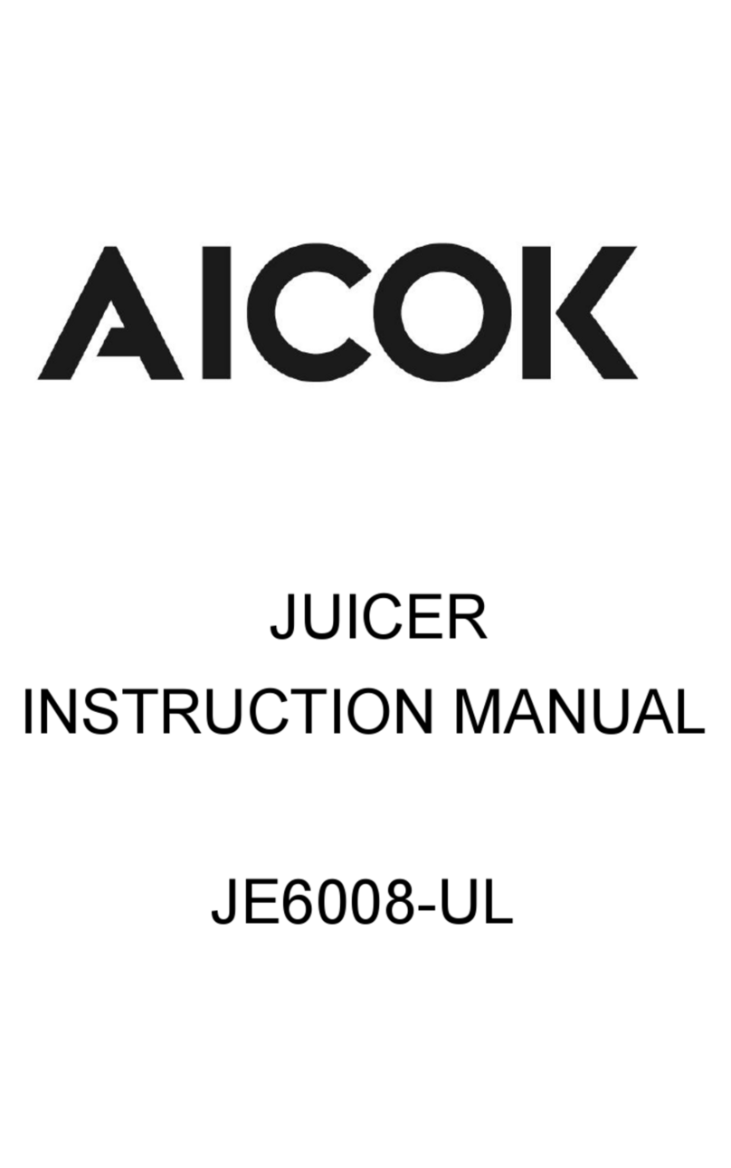 Aicok JE6008-UL User manual