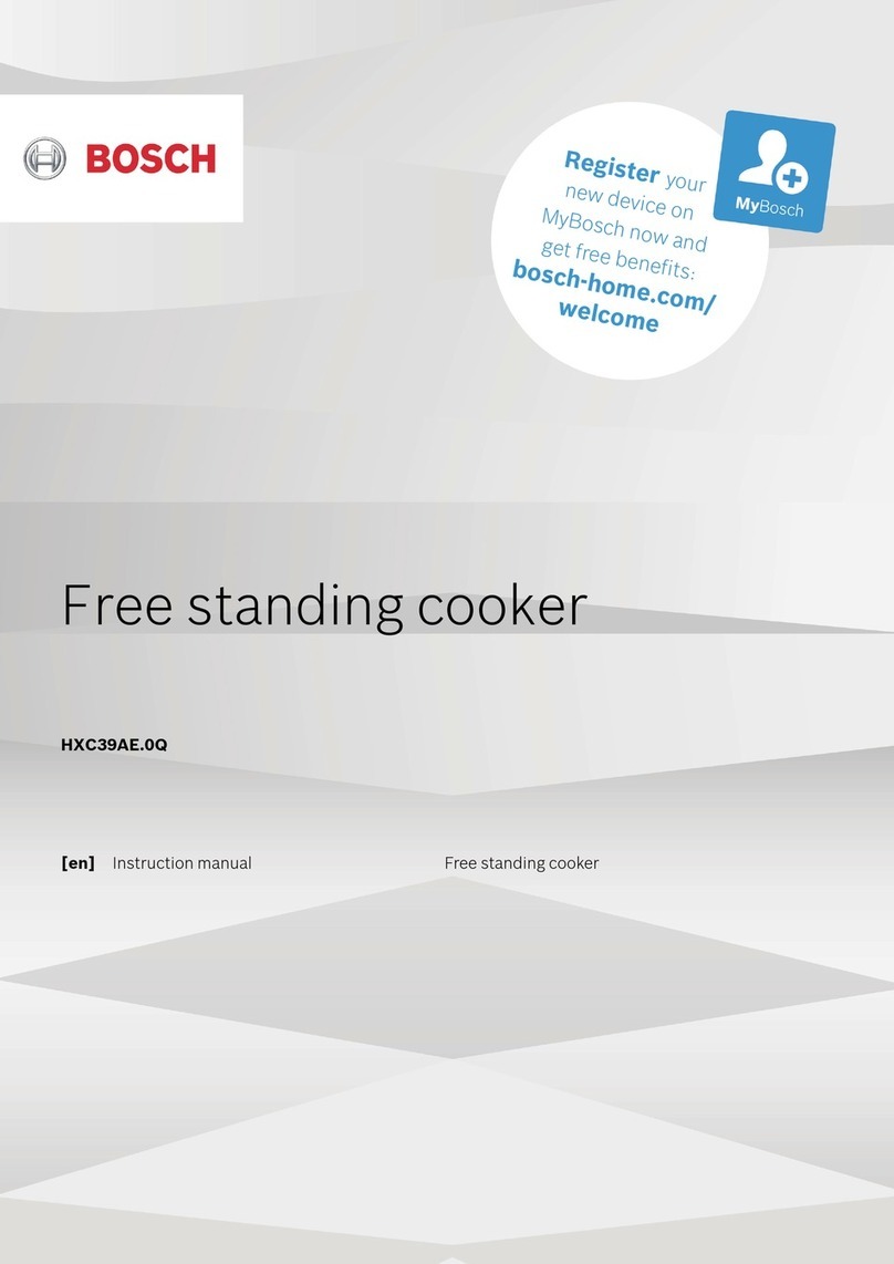 Bosch HXC39AE 0Q Series instruction manual
