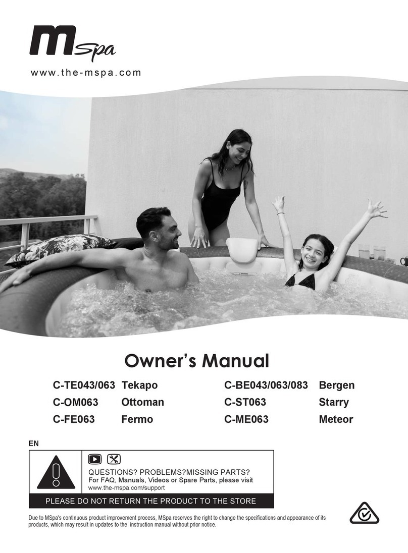 M-Spa C-TE043 User manual