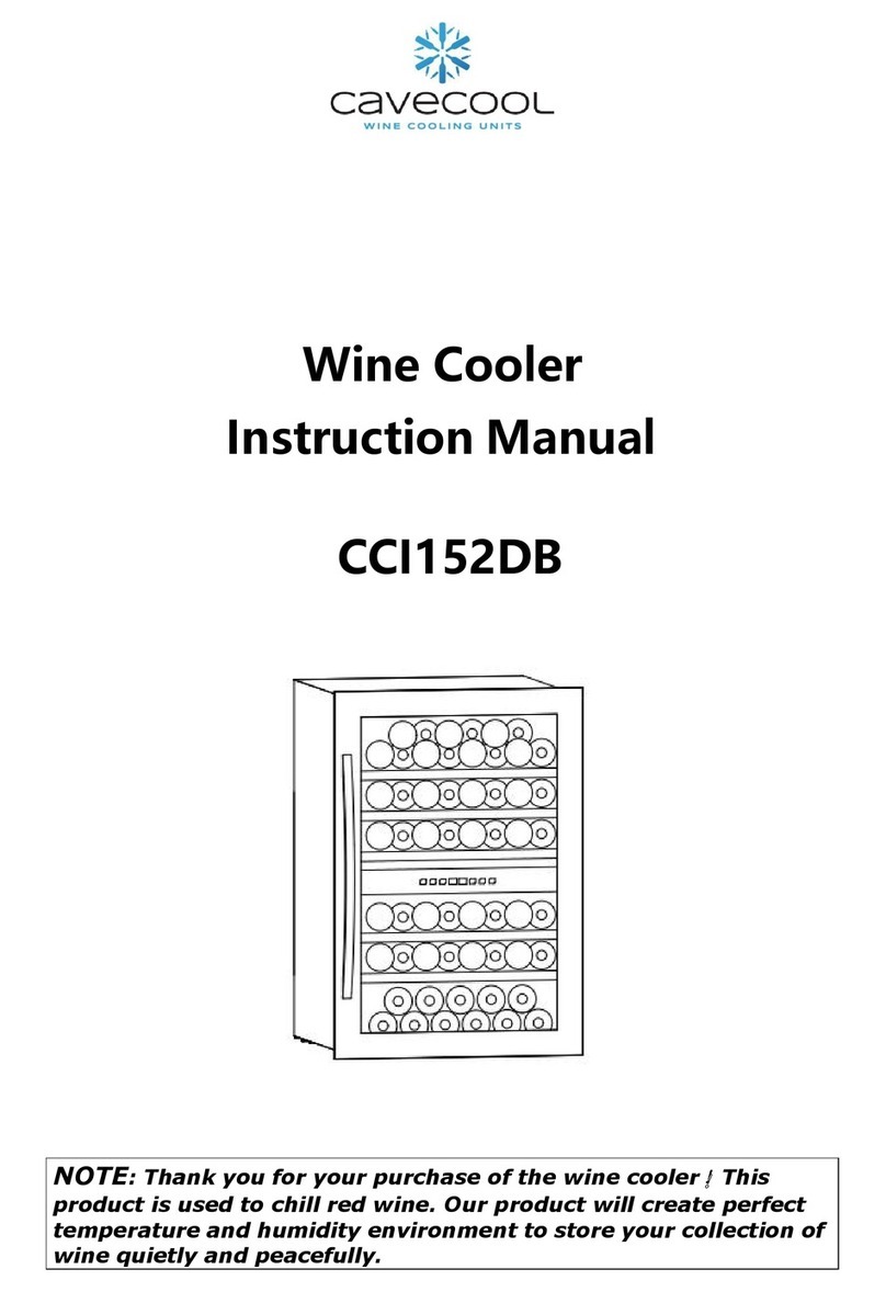 Cavecool CCI152DB User manual Cavecool CCI152DB User manual