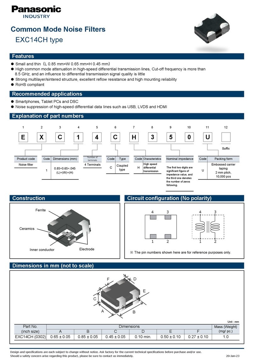 Panasonic EXC14CH quick start guide