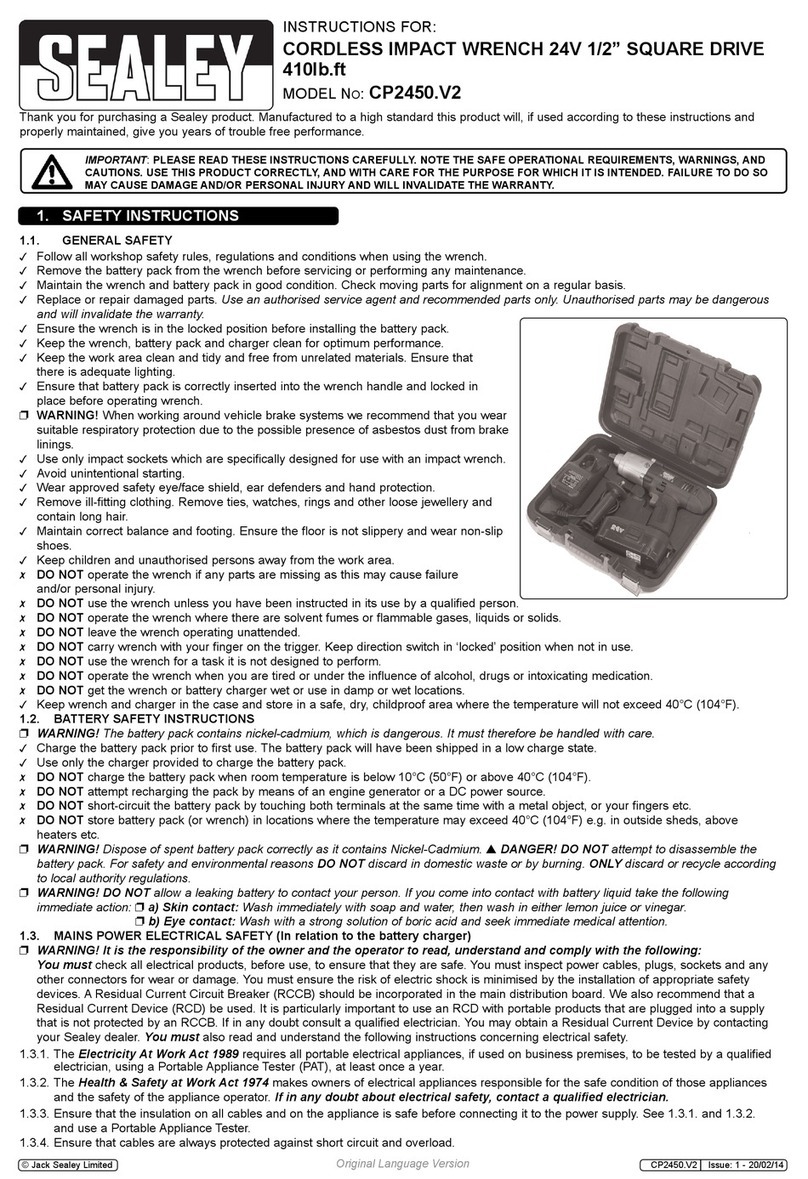 Sealey CP2450.V2 instructions