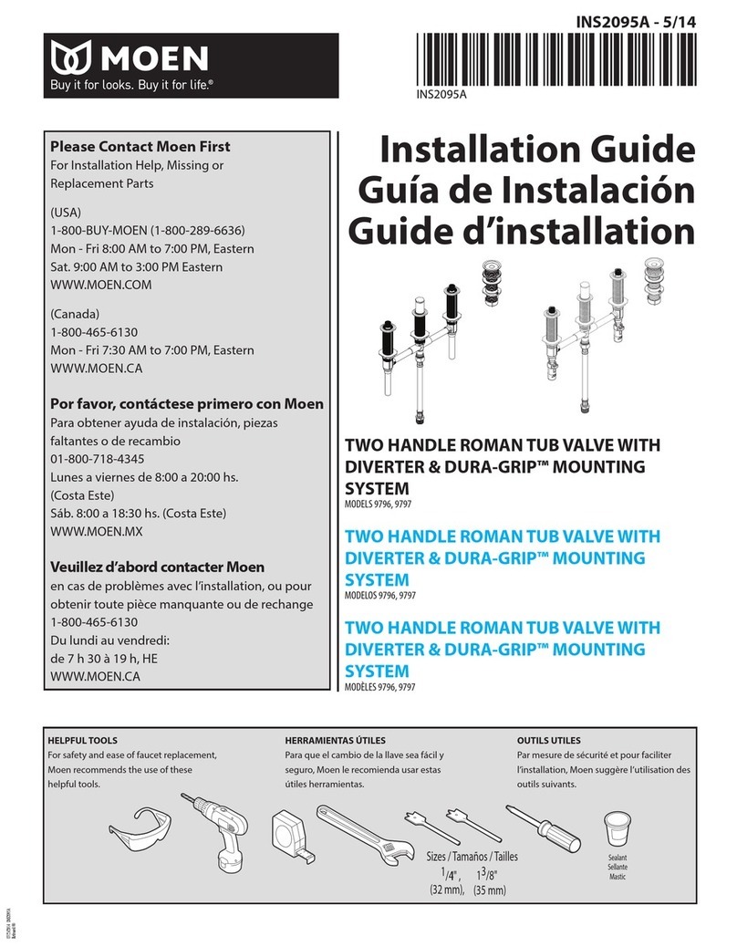 Moen 9796 User manual