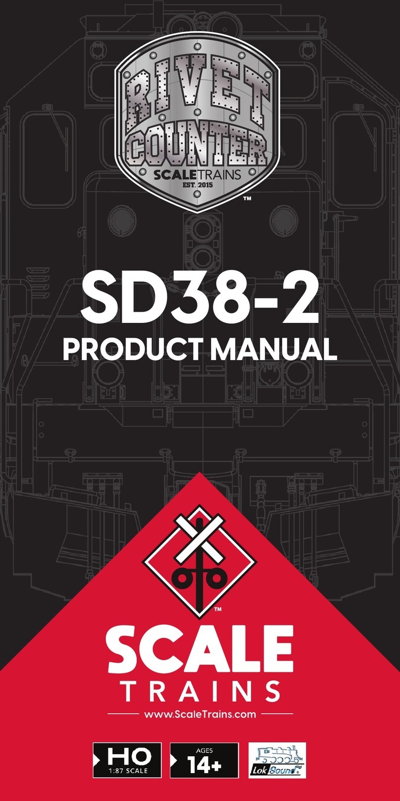 ScaleTrains RIVET COUNTER SD38-2 User manual ScaleTrains RIVET COUNTER SD38-2 User manual