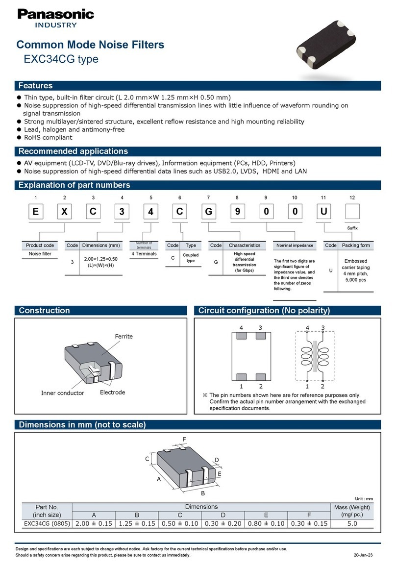 Panasonic EXC34CG User manual Panasonic EXC34CG User manual