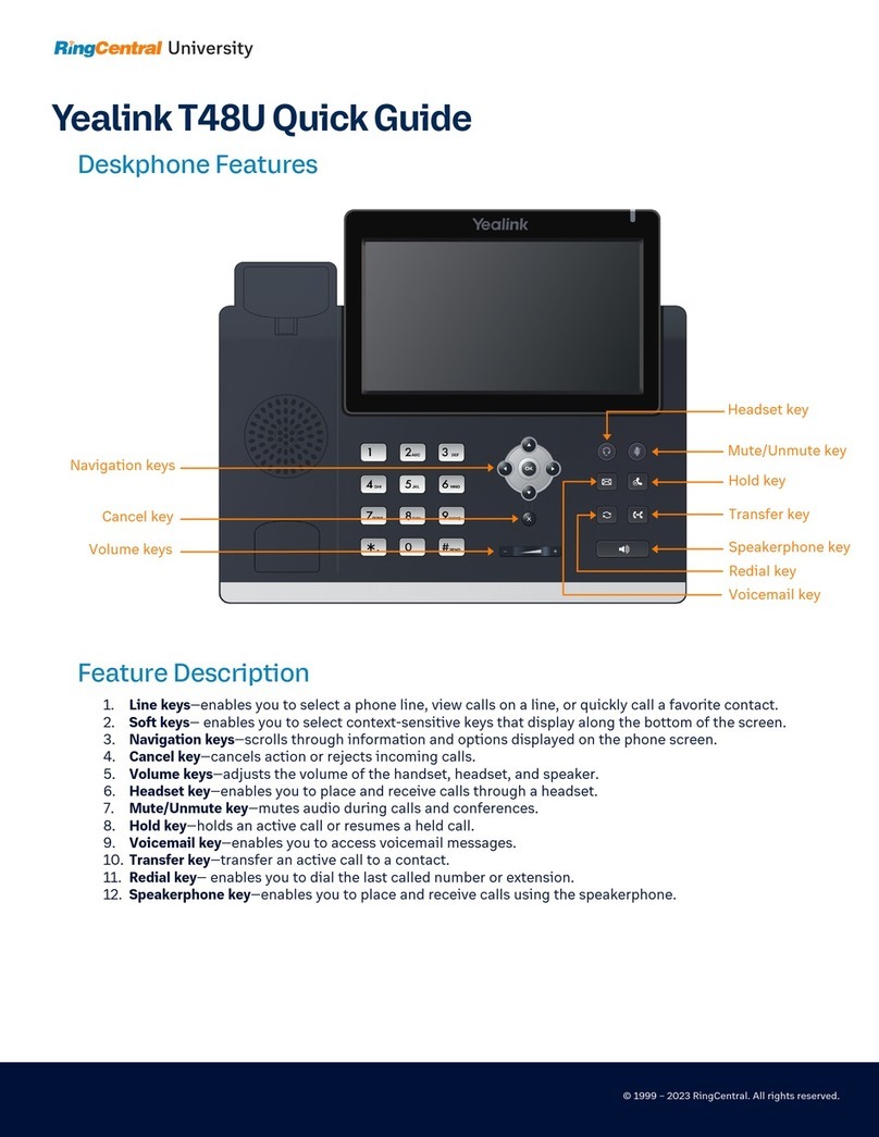 Yealink T48U quick guide