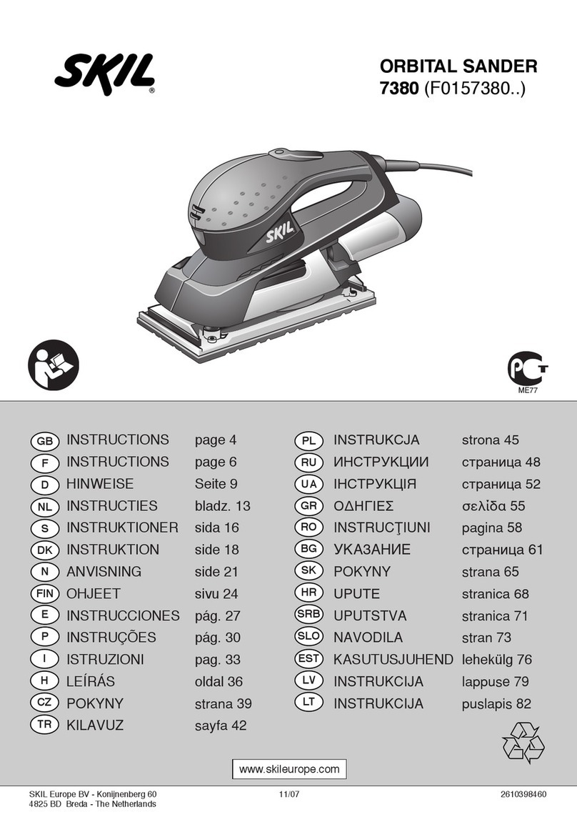Skil 7380 User manual