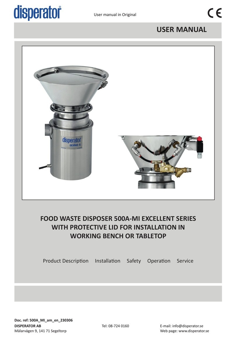 disperator 500A-MI EXCELLENT Series user manual