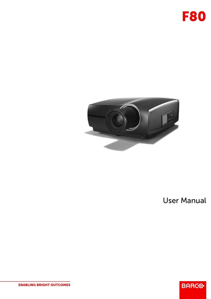Barco F80-Q12 User manual