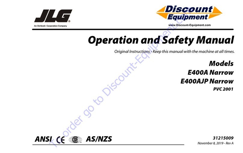 Oshkosh Corporation JLG E400AN Operation and safety manual