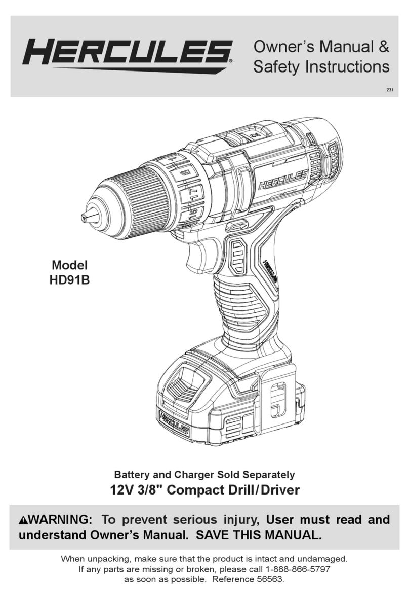 Hercules HD91B Assembly instructions Hercules HD91B Assembly instructions
