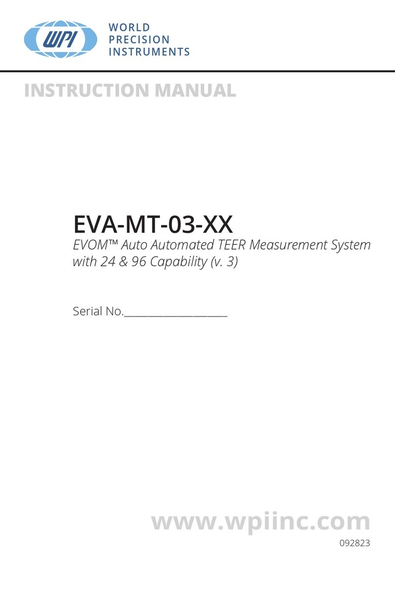WPI EVOM EVA-MT-03 Series User manual