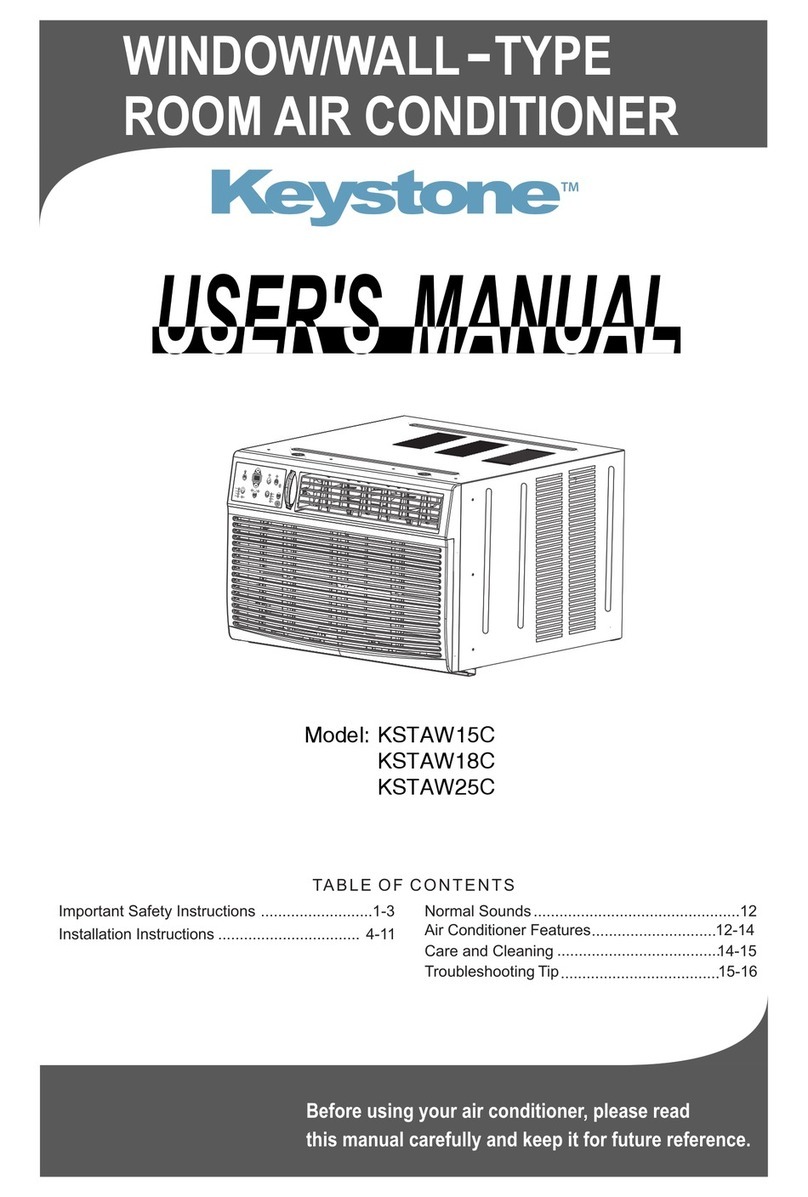 Keystone KSTAW15C User manual