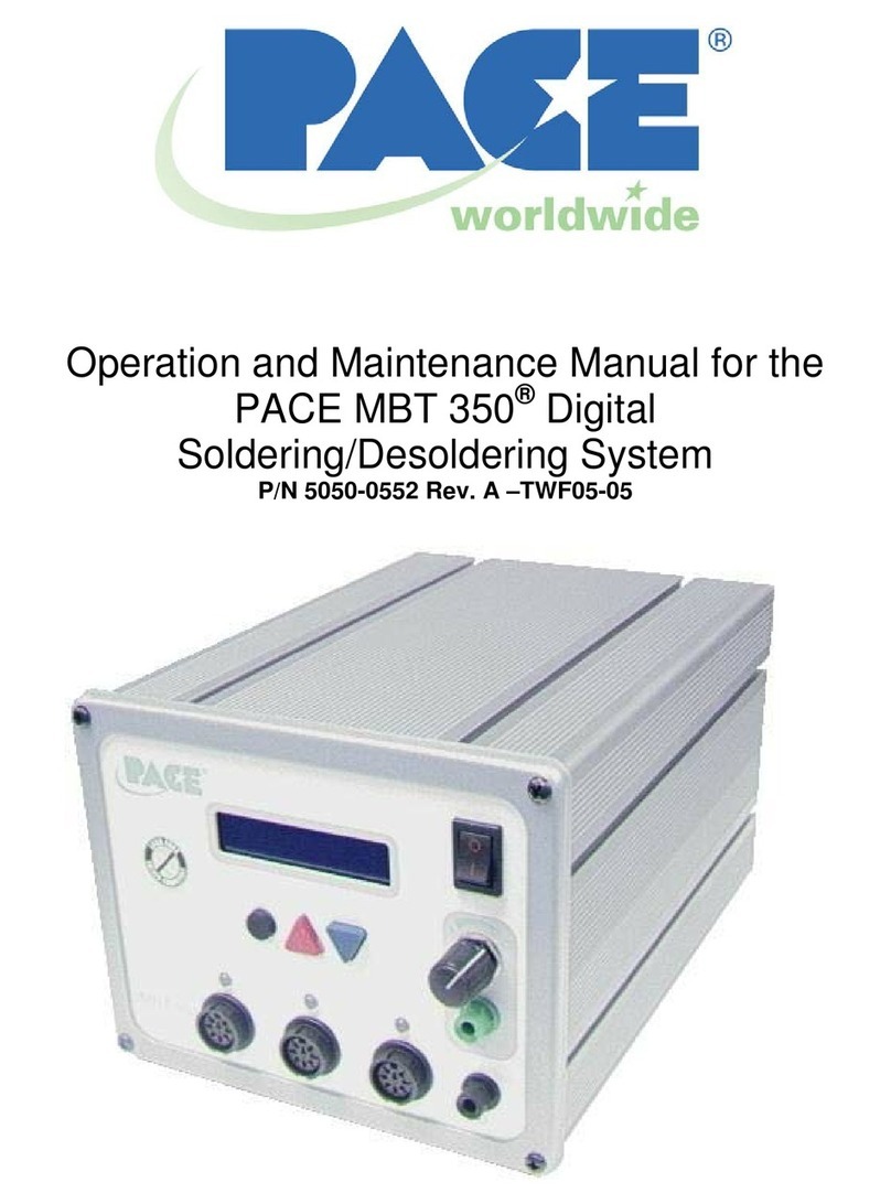 Pace 5050-0552 Operation and maintenance manual